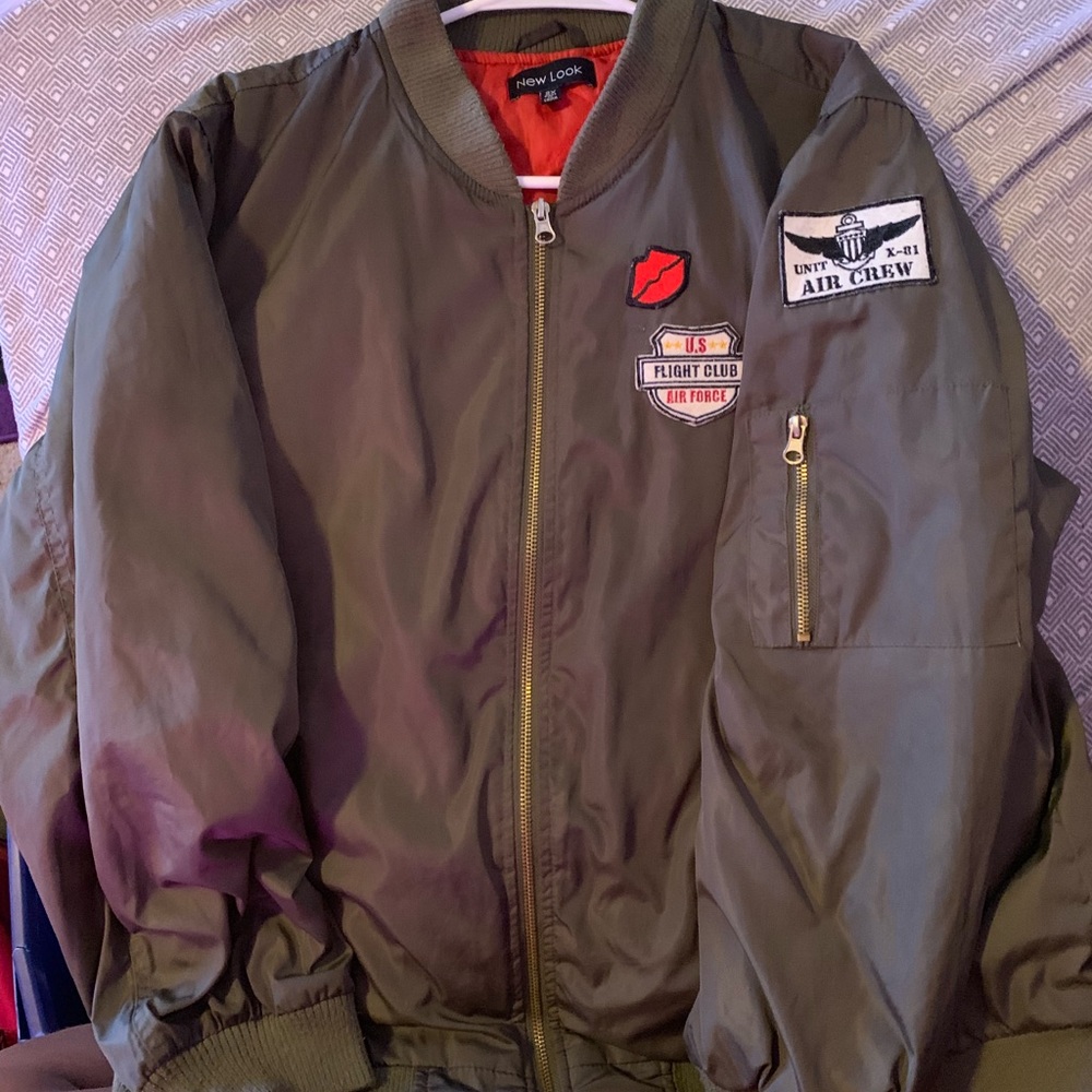 Green Bomber Jacket